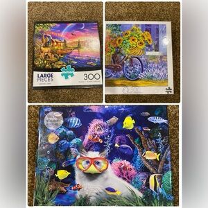 300 Puzzle Lot of 3